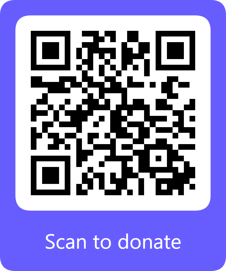Donate via Stripe QR